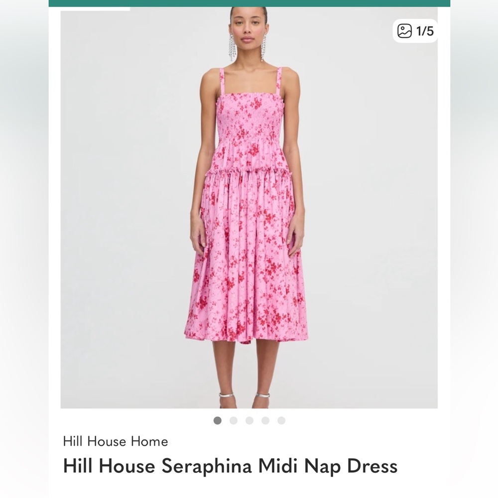 Hill House Pink Floral Seraphina Dress